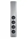 Thebo Steckdosenelement Mira Eck small, Edelstahl 7053093