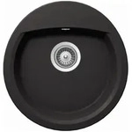 Schock Einbausp&uuml;le Manhattan R-100 A Nero - Auflagesp&uuml;le