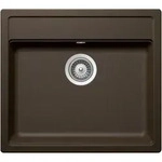 Schock Einbausp&uuml;le Fl&auml;chenb&uuml;ndig Mono N-100 FB Bronze inkl. Holzschneidbrett