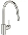 GROHE Concetto 31483DC2 Einhand-Sp&uuml;ltischbatterie, herausziehbar, hoher Auslauf,