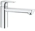 GROHE BauEdge 31693000 Einhand-Sp&uuml;ltischbatterie, mittelhoher Auslauf, 1/2" Chrom