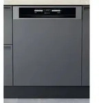 Bauknecht teilintegrierter Geschirrsp&uuml;ler: 60 cm, Farbe Edelstahl - BBO 3O41 PLT