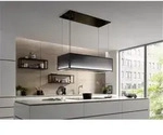 berbel Deckenlifthaube Skyline Frame BIH 100 SKF 1050242 aus schwarzem Glas inkl.