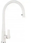 Schock Armatur Gota 521120W, Wei&szlig;, Hochdruck, Ausziehbarer Auslauf