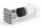 Naber E-Jal flow 150 Mauerkasten inkl. Thermobox wei&szlig; Edelstahl, 4043066
