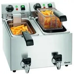 Bartscher Fritteuse SNACK II Plus mit Fettablasshahn, 4 Liter A162821E