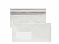 BONG Briefumschläge DIN lang mit Fenster grau selbstklebend 1.000 St....