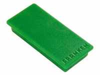 10 FRANKEN Haftmagnet Magnet grün 2,3 x 5,0 cm