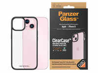 PanzerGlass™ ClearCase D30 Handy-Cover für Apple iPhone 15 transparent, schwarz