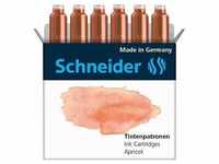 Schneider Pastell Tintenpatronen für Füller apricot 6 St.