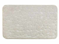 WENKO Badematte Memory Foam Pebbles beige 50,0 x 80,0 cm