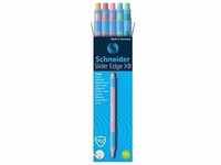 Schneider Kugelschreiber Slider Edge XB blau Schreibfarbe farbsortiert, 10 St....