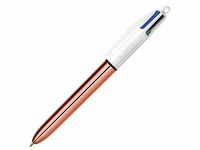 BIC 4-Farben-Kugelschreiber 4 Colours Shine rose Schreibfarbe farbsortiert, 1...