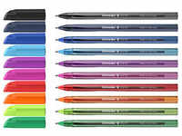 Schneider Kugelschreiber Vizz M farbsortiert Schreibfarbe farbsortiert, 10 St.