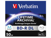5 Verbatim Blu-ray BD-R 50 GB bedruckbar