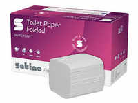 Satino by wepa Einzelblatt-Toilettenpapier prestige 2-lagig, 9.000 Tücher