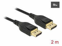 DeLOCK DisplayPort 1.4 Kabel 8K 60 Hz 2,0 m schwarz 85660