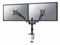 Neomounts Monitor-Halterung DS70-750BL2 schwarz für 2 Monitore, Tischklemme,