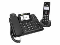 doro Comfort 4005 Schnurgebundenes Telefon-Set mit Anrufbeantworter schwarz