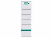 10 ELBA Einsteck-Rückenschilder weiß für 8,0 cm Rückenbreite 400039636
