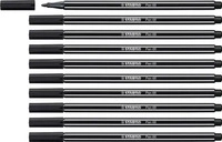 Stabilo 68/46, STABILO Pen 68 Filzstifte schwarz, 10 St.
