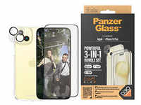 PanzerGlassTM 3-in-1 Schutz-Set für Apple iPhone 15 Plus