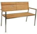 Garden Pleasure Gartenbank DENVER 304770 braun Holz 125,0 cm Garden Pleasure Gartenbank DENVER 304770 braun Holz 125,0 cm