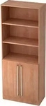 HAMMERBACHER Regalschrank 7700 CE, V7700/N/N/CE nussbaum 80,0 x 42,0 x 200,4...