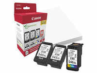 Canon PG-545XLx2/CL-546XL schwarz, color Druckköpfe + Fotopapier, 3er-Set 8286B015
