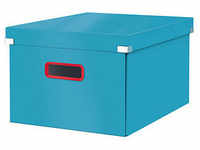 LEITZ Click & Store Cosy Aufbewahrungsbox 18,5 l blau 28,1 x 37,0 x 20,0 cm