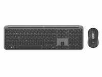 Logitech MK950 for Business Tastatur-Maus-Set kabellos grafit