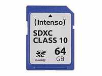 Intenso Speicherkarte SDXC-Card Class 10 64 GB 3411490