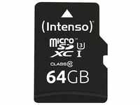 Intenso Speicherkarte microSDXC Professional 64 GB
