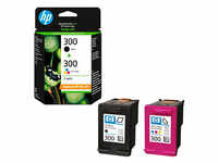 HP 300 (CN637EE) schwarz, color Druckerpatronen, 2er-Set