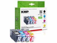 KMP C72V schwarz, cyan, magenta, gelb Druckerpatronen kompatibel zu Canon...