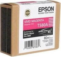 Epson T580A00, EPSON T580A vivid magenta Druckerpatrone