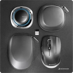 3Dconnexion SpaceMouse Wireless Kit 2 Maus kabellos schwarz, silber schwarz/silber