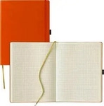 Lediberg Notizbuch Tucson ca. DIN A4 kariert, orange Hardcover 240 Seiten, 1 St.
