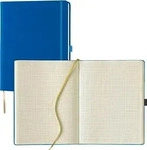 Lediberg Notizbuch Tucson ca. DIN A4 kariert, blau Hardcover 240 Seiten, 1 St.