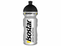 isostar Trinkflasche silber, schwarz 0,5 l