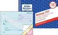 AVERY Zweckform 1737, AVERY Zweckform Quittung, MwSt. separat ausgewiesen