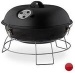 relaxdays Holzkohlegrill 36,0 x 36,0 x 27,0 cm relaxdays Holzkohlegrill 36,0 x 36,0 x 27,0 cm