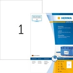 HERMA Etiketten wei&szlig; 210,0 x 297,0 mm, 80 Blatt