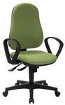 Topstar Bürostuhl Support SY ECO, 8550BMP4 Stoff grün, Gestell schwarz