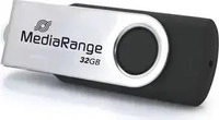 MediaRange USB-Stick schwarz, silber 32 GB, 1 St. schwarz/silber