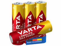 4 VARTA Batterien LONGLIFE Max Power Mignon AA 1,5 V