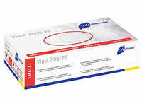 Meditrade® unisex Einmalhandschuhe Vinyl 2000 PF weiß Größe S 100 St.