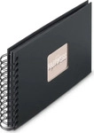 hama Fotoalbum Fine Art neutral 24,0 x 17,0 cm, 50 schwarze Seiten