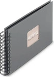 hama Fotoalbum Fine Art neutral 24,0 x 17,0 cm, 50 schwarze Seiten