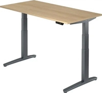 HAMMERBACHER XBHM16 elektrisch h&ouml;henverstellbarer Schreibtisch eiche...